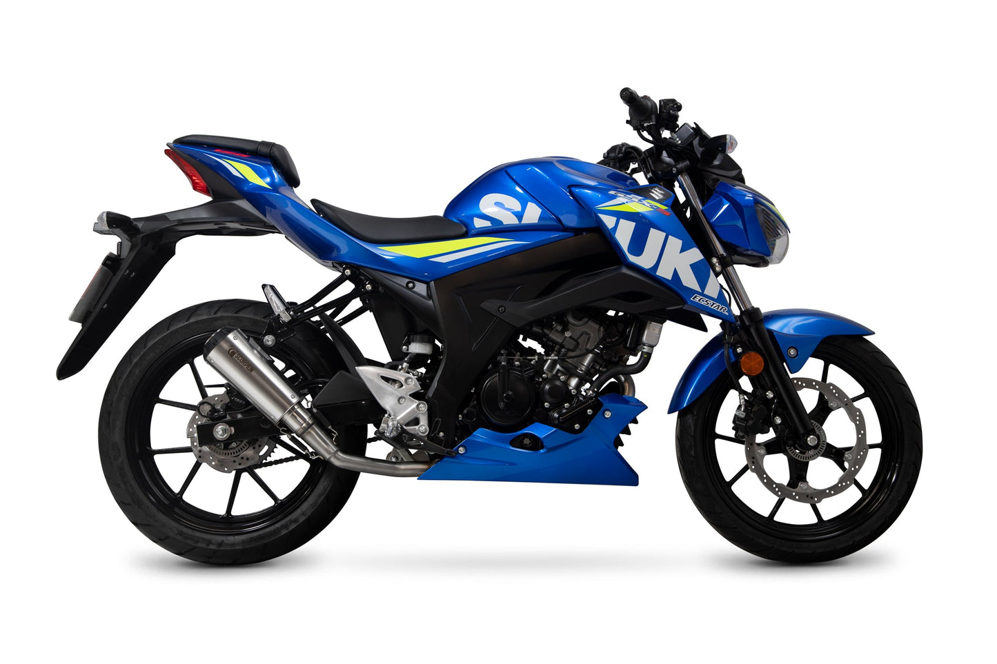 Suzuki GSX-S 125 / GSX-S 150 Red Power Full System - Titanium Sleeve - Scorpion Exhaust