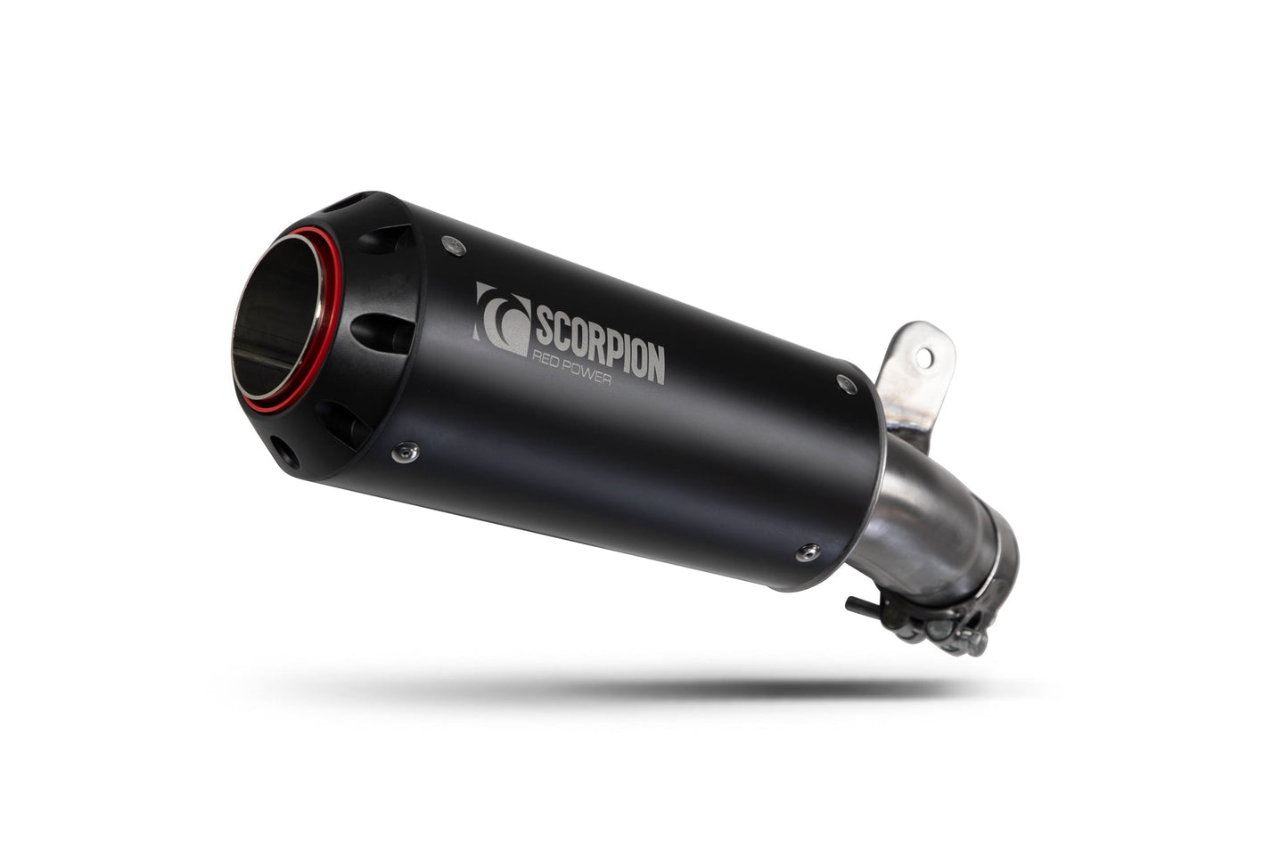 Suzuki GSX-S 1000 Katana Red Power Slip-on - Black Ceramic Coated Sleeve - Scorpion Exhaust