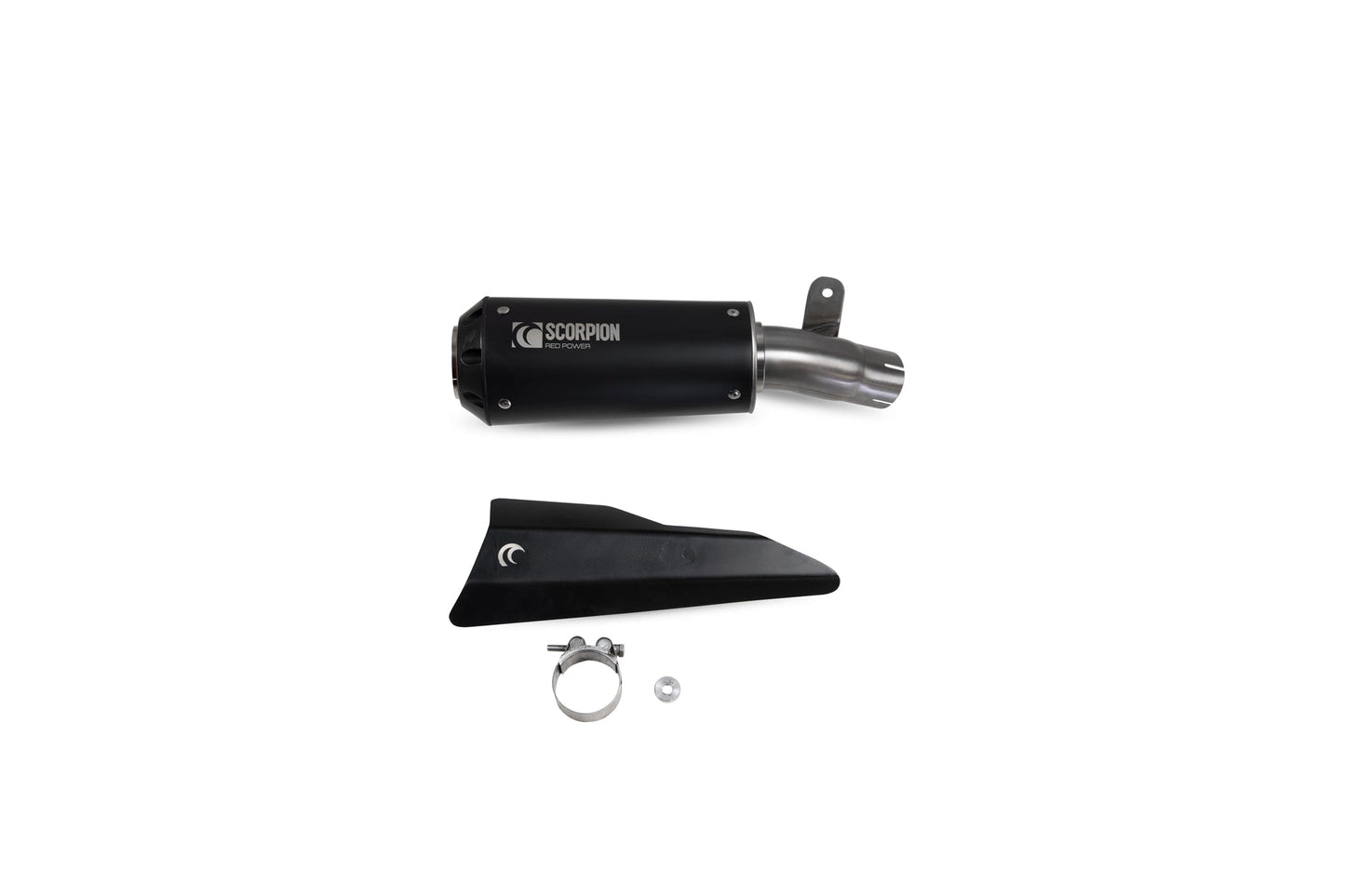 Suzuki GSX-S 1000 Katana Red Power Slip-on - Black Ceramic Coated Sleeve - Scorpion Exhaust