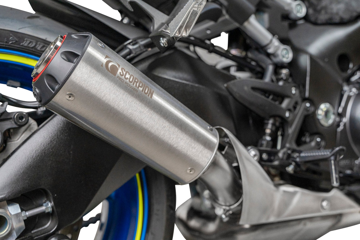 Suzuki GSX-S 1000 Brushed Stainless Steel Sleeve - Brushed Stainless Steel Sleeve - Scorpion Exhaust