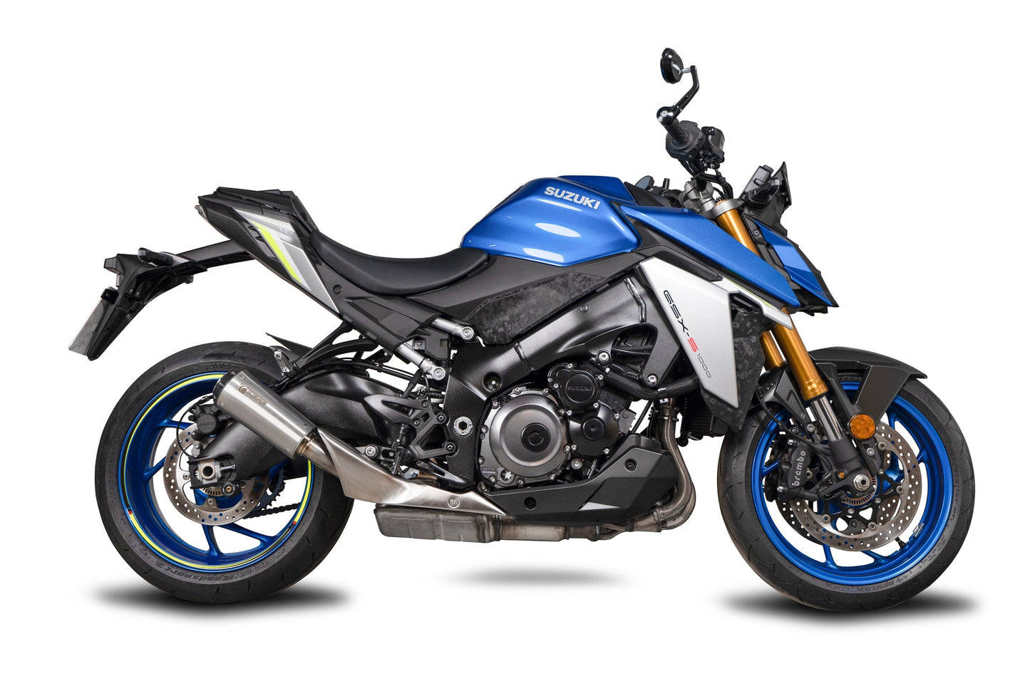 Suzuki GSX-S 1000 Brushed Stainless Steel Sleeve - Brushed Stainless Steel Sleeve - Scorpion Exhaust