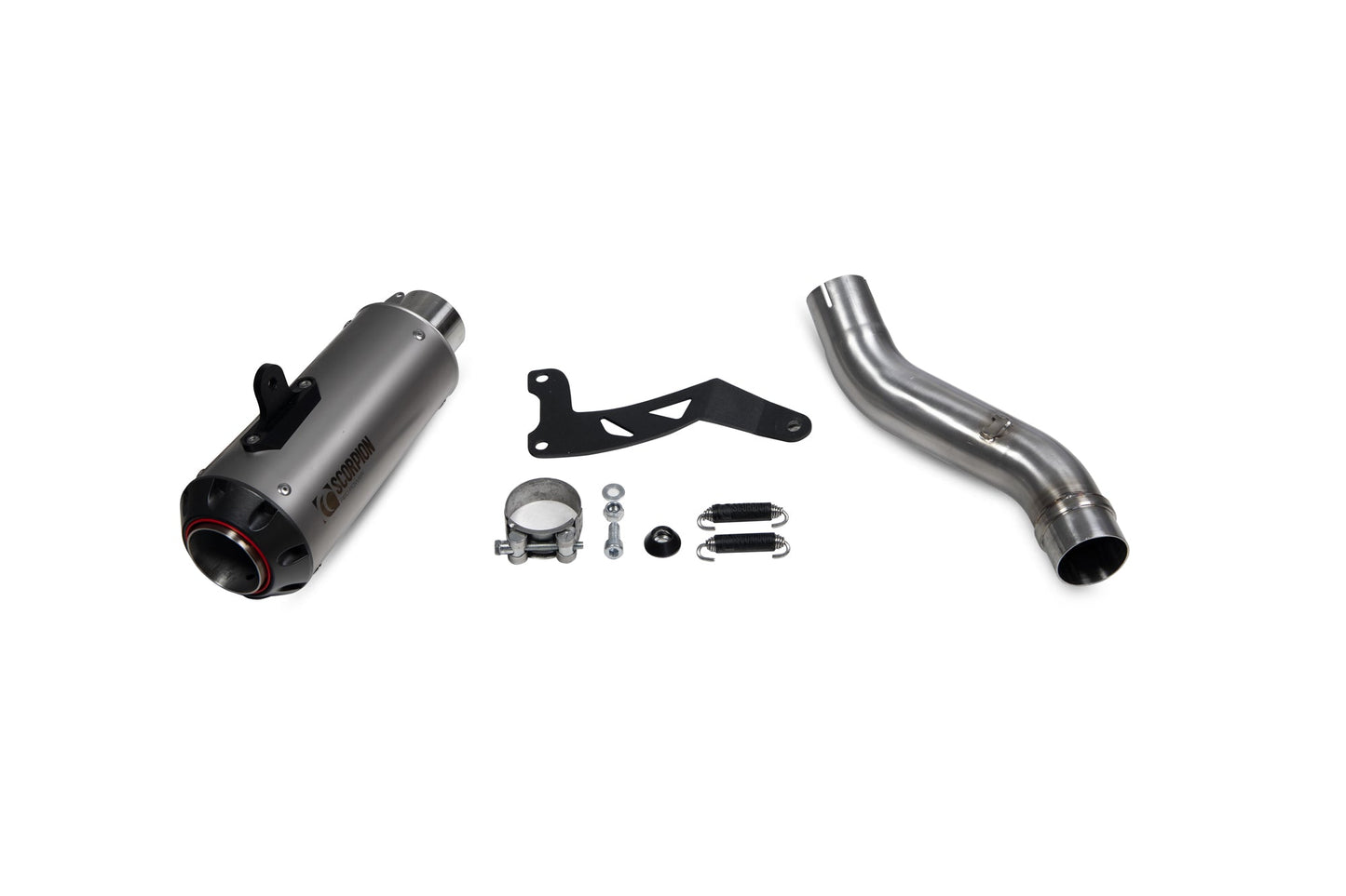 Triumph Speed Triple R / Speed Triple S / Speed Triple RS Red Power Slip-on - Titanium Sleeve - Scorpion Exhaust