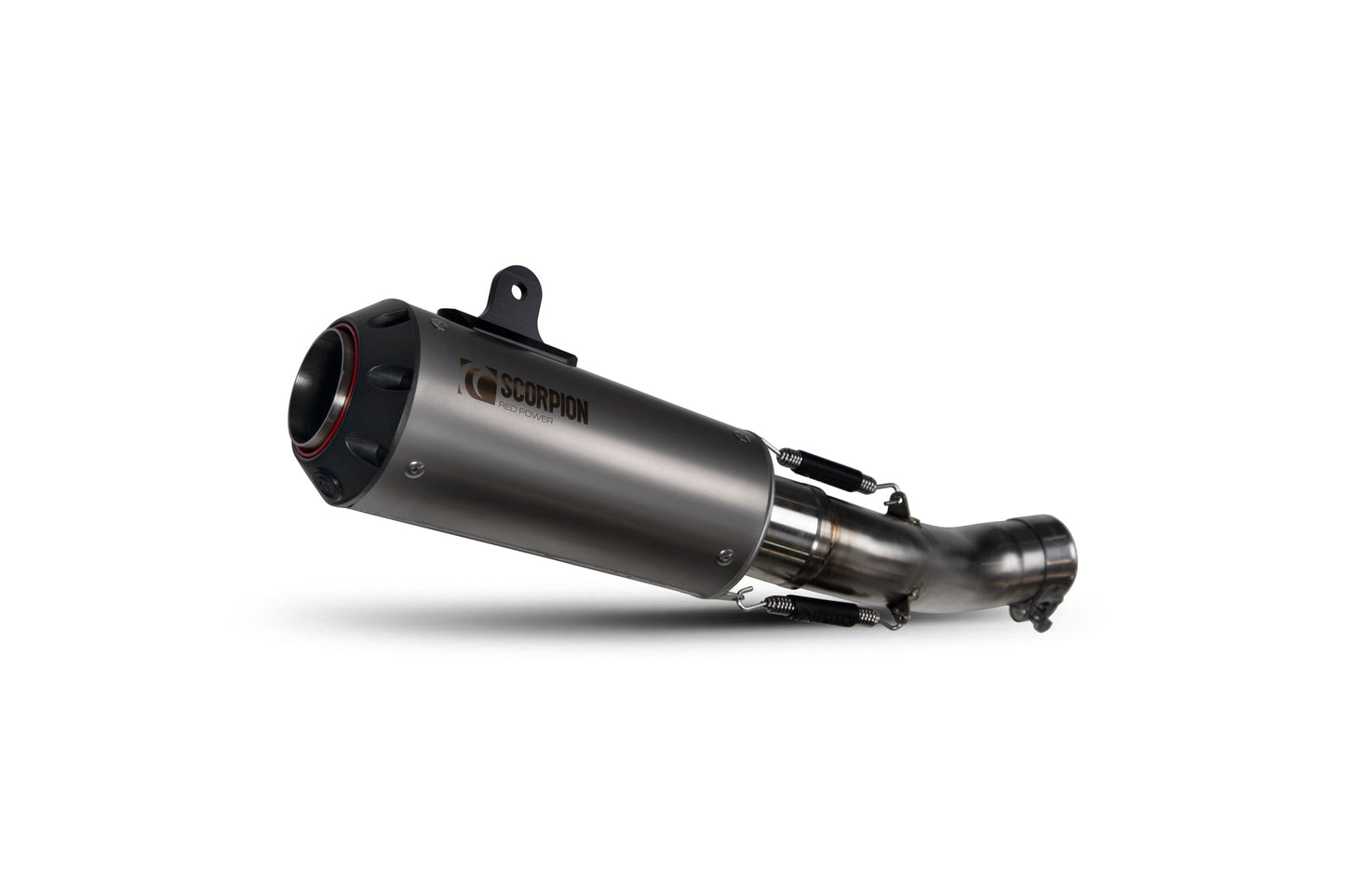 Triumph Speed Triple R / Speed Triple S / Speed Triple RS Red Power Slip-on - Titanium Sleeve - Scorpion Exhaust