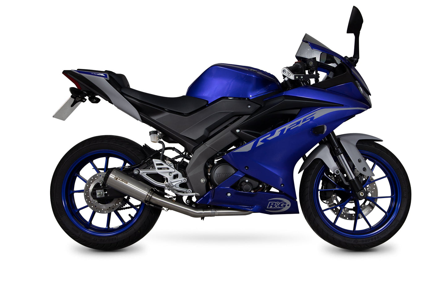 Yamaha YZF-R125 Red Power Full System - Titanium Sleeve - Scorpion Exhaust