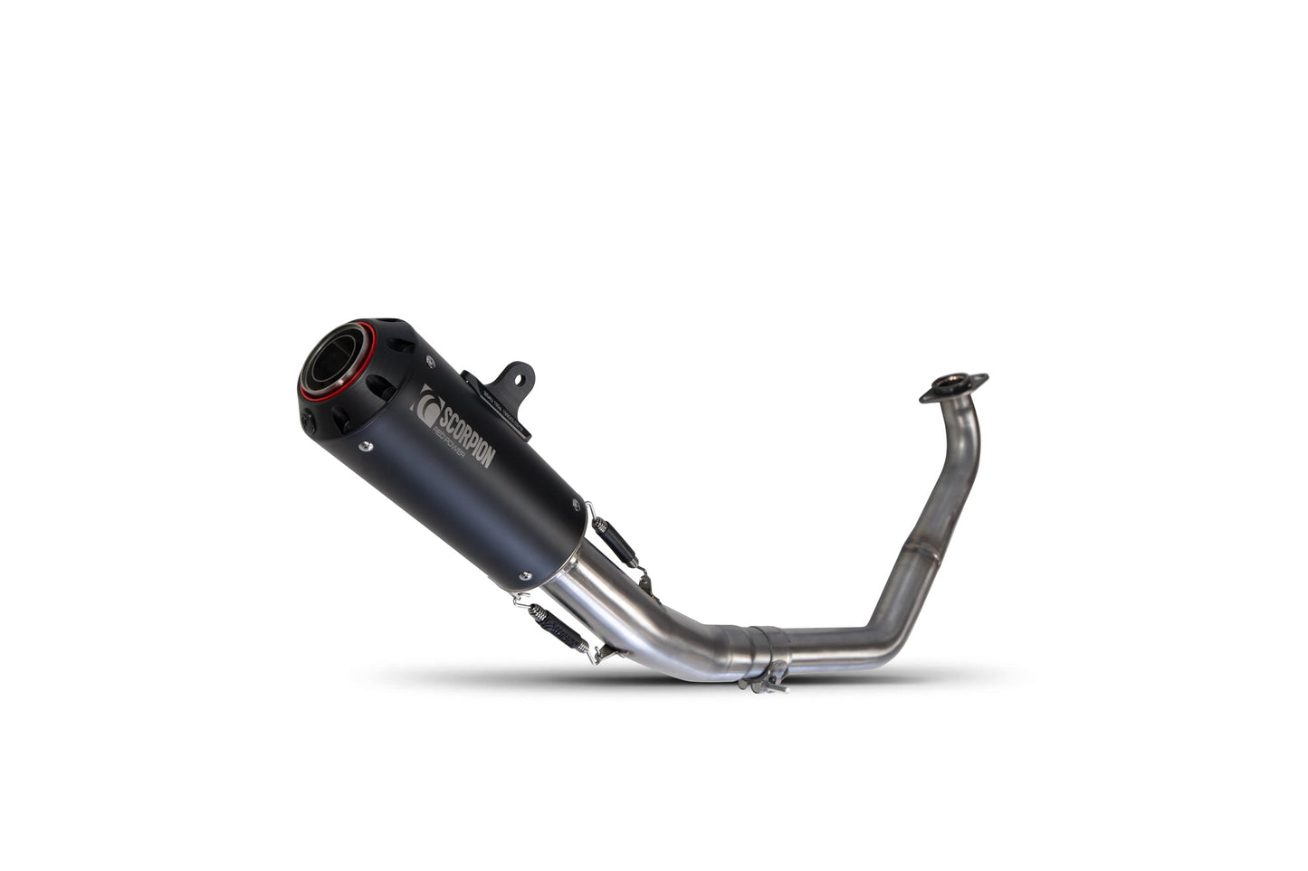 Yamaha MT-125 Euro 4 Red Power Full System - Black Ceramic Coated Sleeve - Scorpion Exhaust