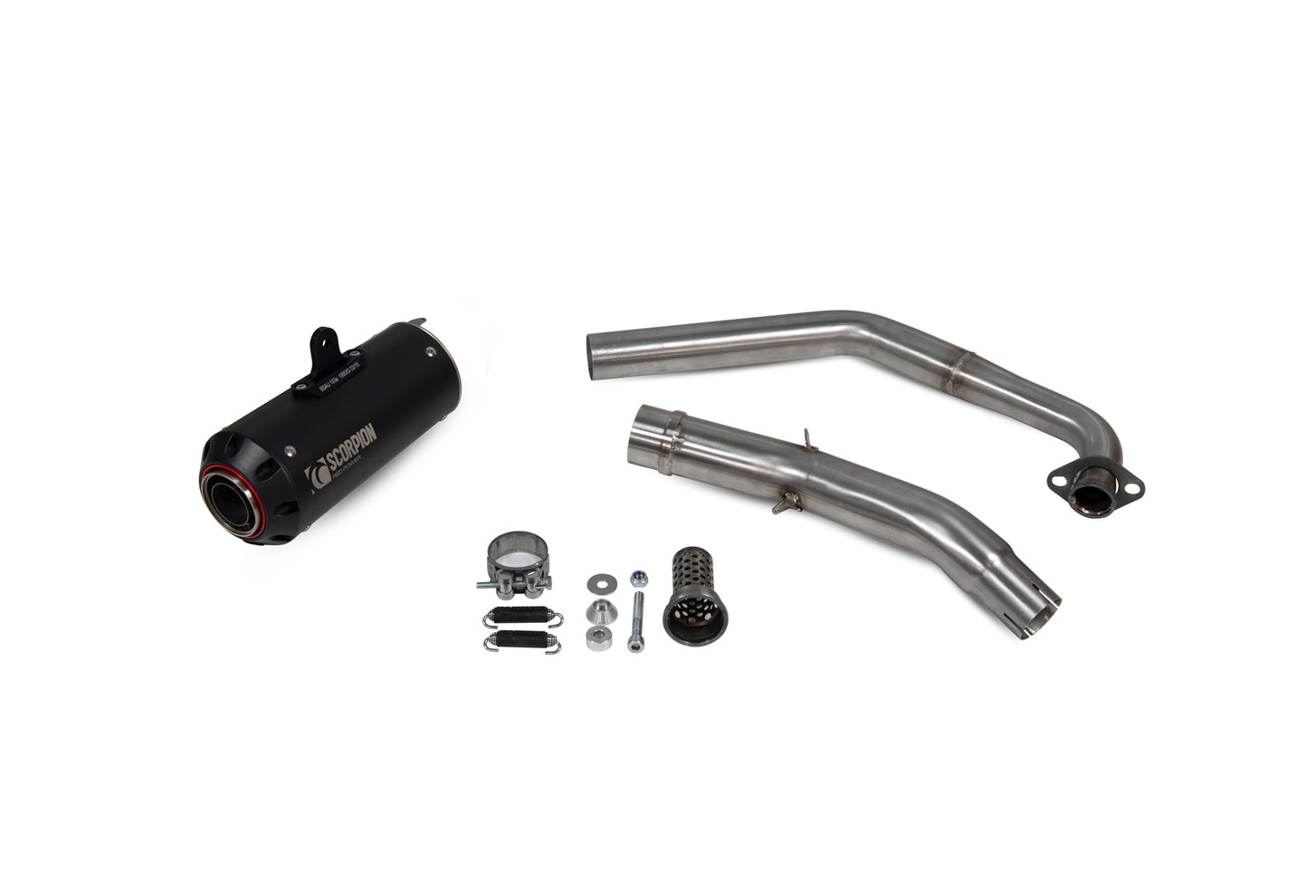 Yamaha MT-125 Euro 4 Red Power Full System - Black Ceramic Coated Sleeve - Scorpion Exhaust