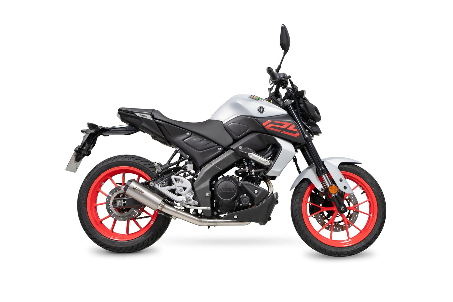 Yamaha MT-125 Euro 4 Red Power Full System - Titanium Sleeve - Scorpion Exhaust