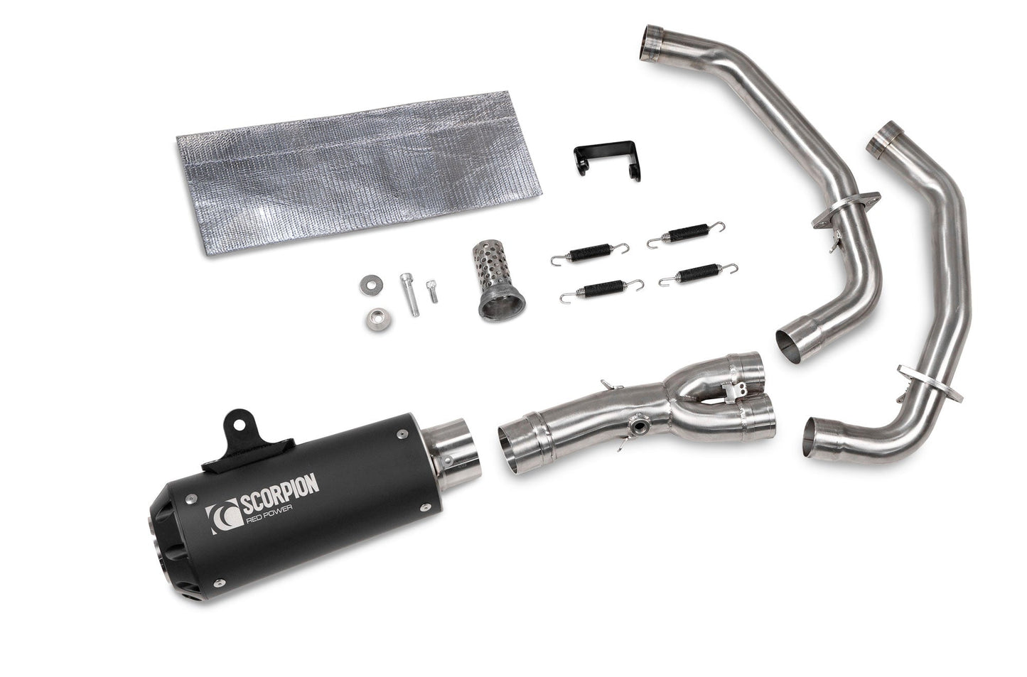 Yamaha YZF R7 Red Power Full System - Black Ceramic Coated Sleeve - Scorpion Exhaust