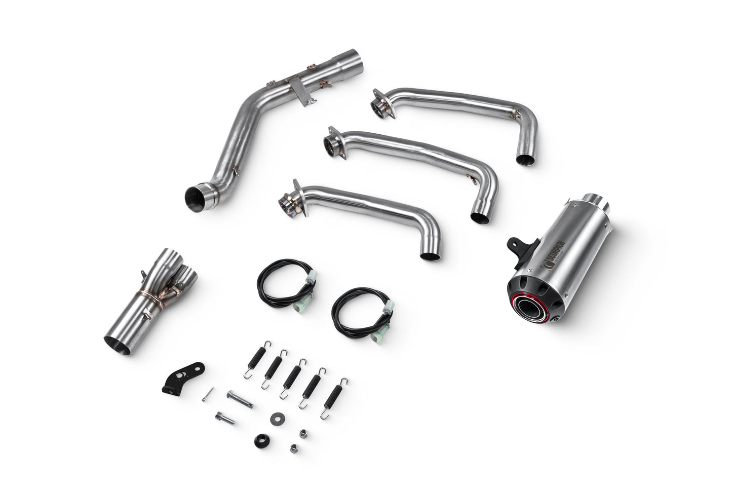 Yamaha MT-09 (INC SP)Red Power Full System - Titanium Sleeve - Scorpion Exhaust