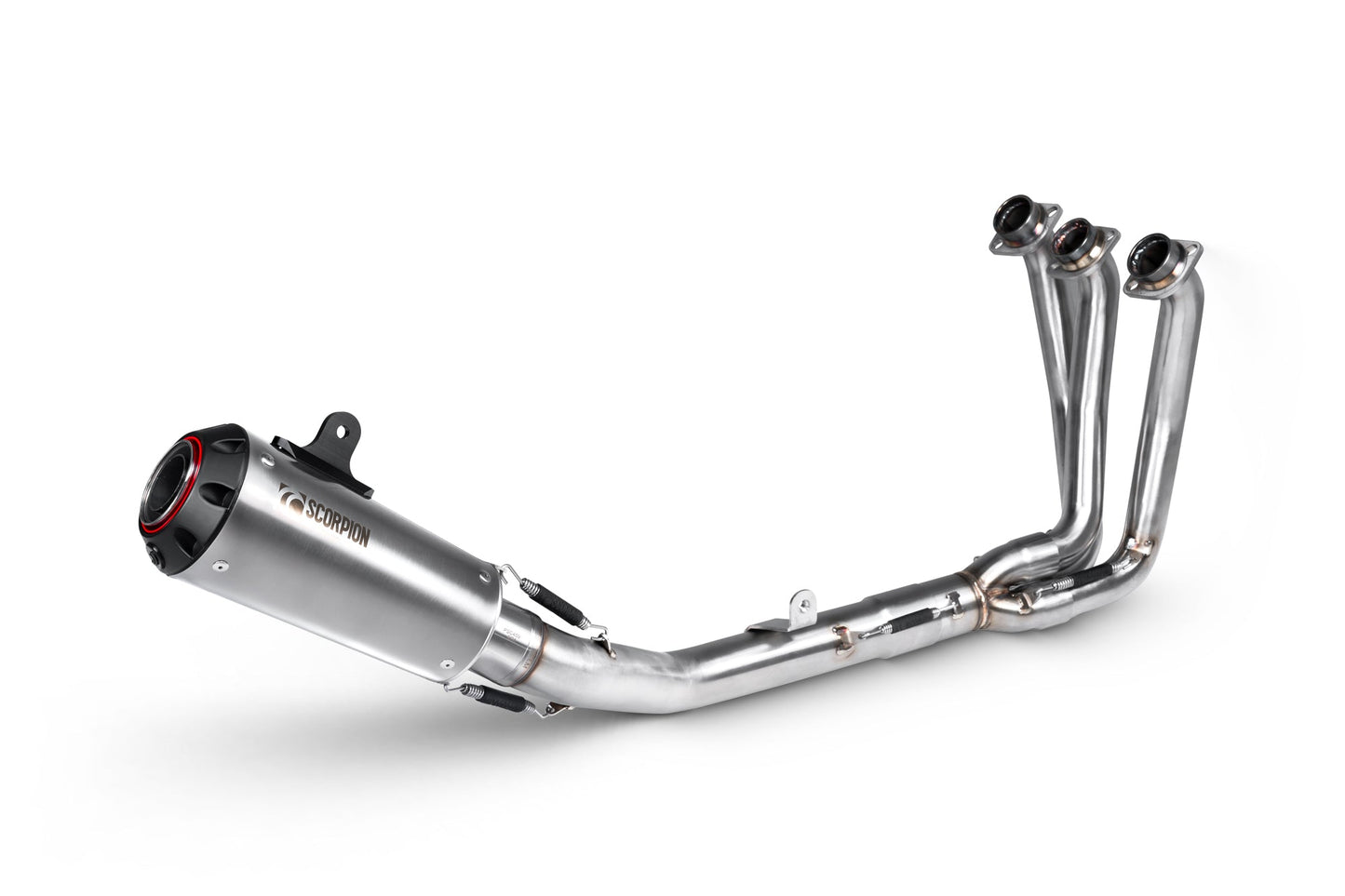 Yamaha MT-09 (INC SP)Red Power Full System - Titanium Sleeve - Scorpion Exhaust