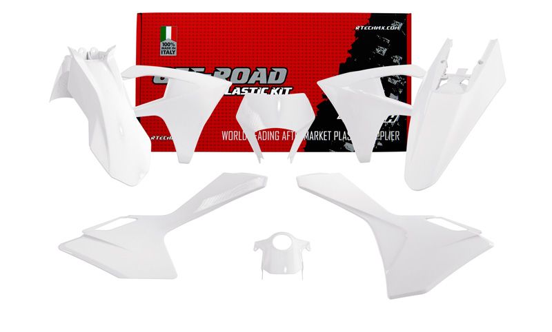 PLASTIC KIT RTECH GASGAS EC EC-F EX EX-F 125/250/300/350/450 2024-2025 WHITE