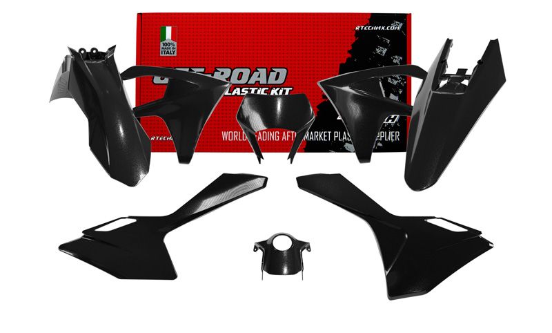 PLASTIC KIT RTECH GASGAS EC EC-F EX EX-F 125/250/300/350/450 2024-2025 BLACK