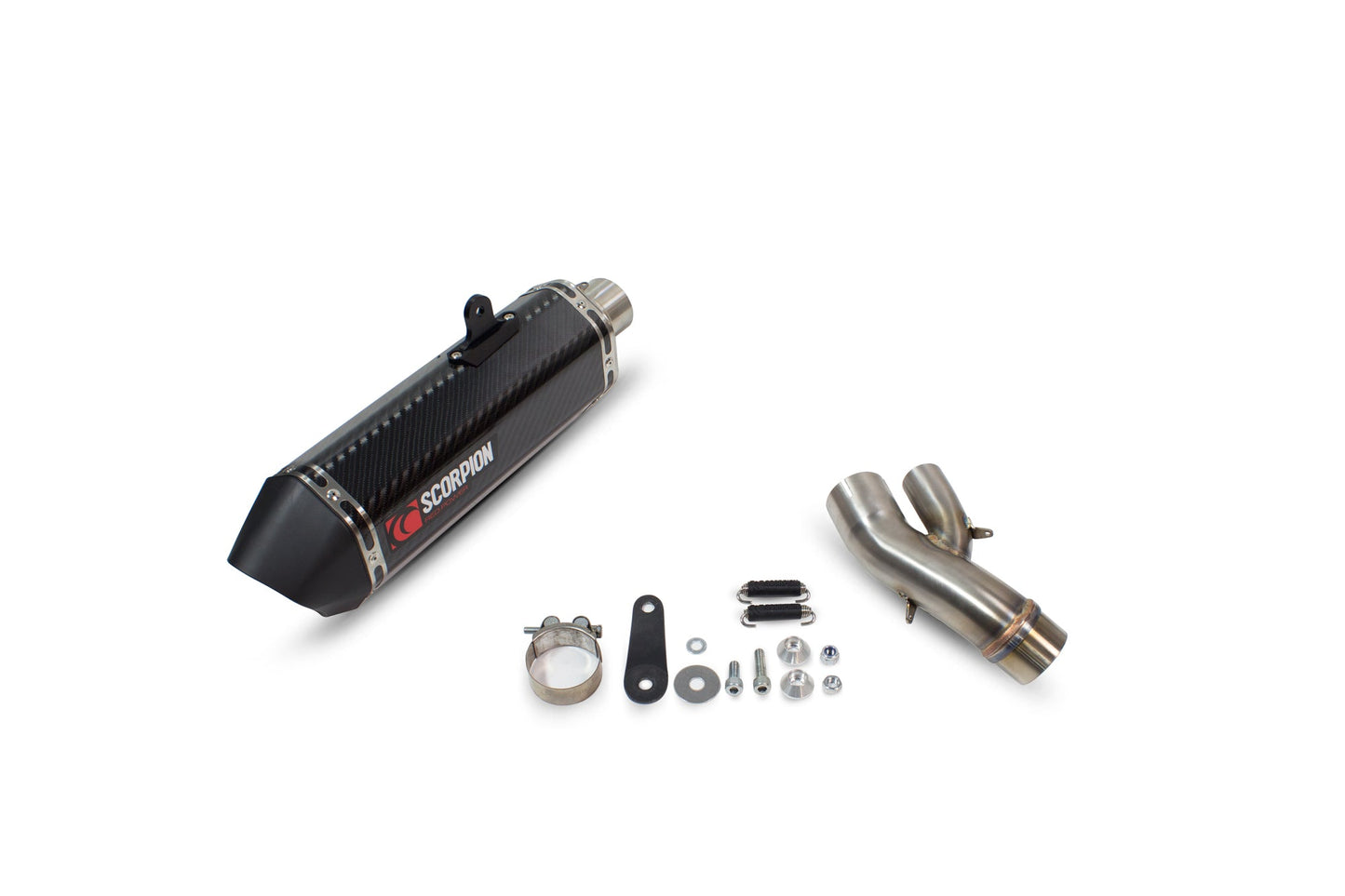 BMWS1000 XR Serket Parallel Slip-on - Carbon Fibre Sleeve - Scorpion Exhaust