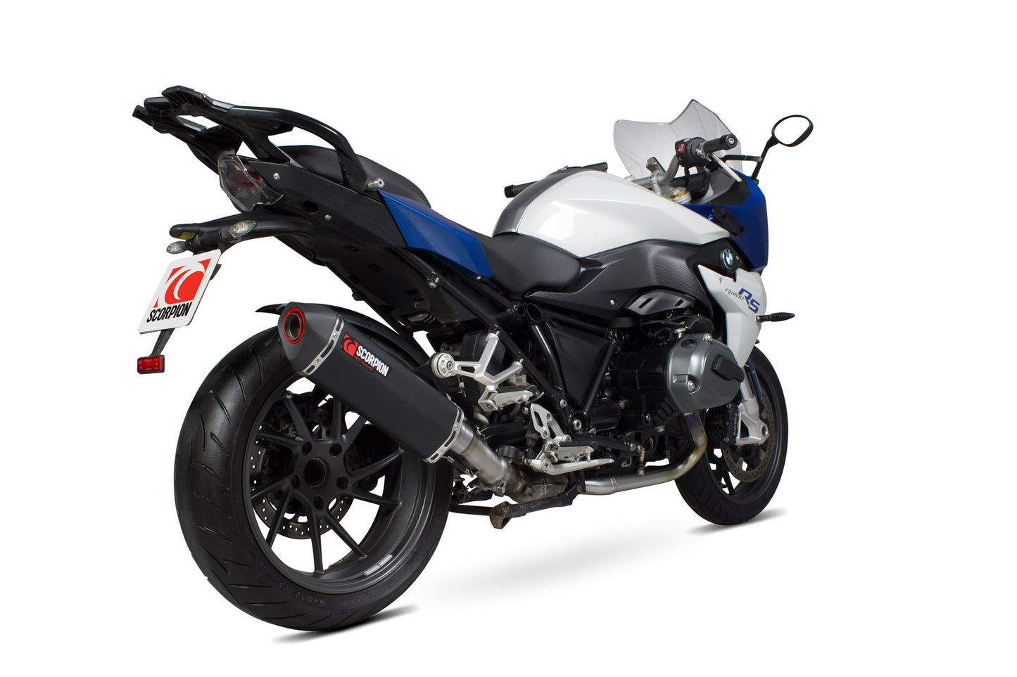 BMWR1200 R / R1200 RS Serket Parallel Slip-on - Black Ceramic Coated Sleeve - Scorpion Exhaust
