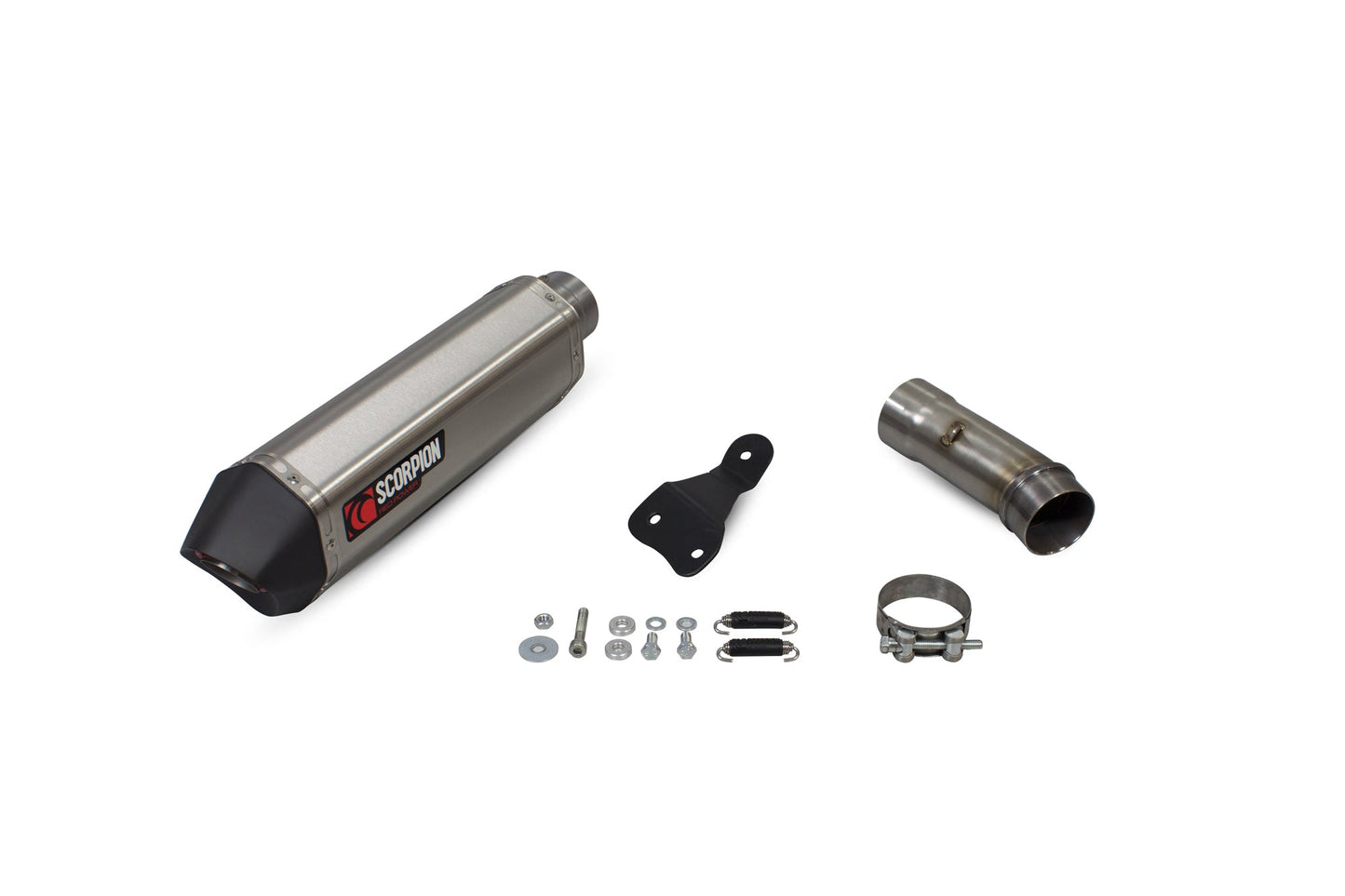 BMWR1200 R / R1200 RS Serket Parallel Slip-on - Brushed Stainless Steel Sleeve - Scorpion Exhaust