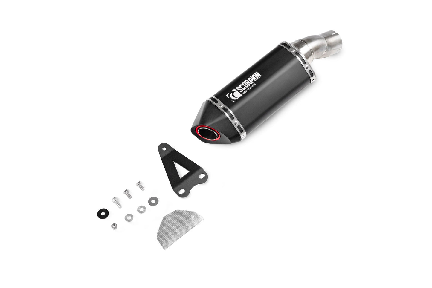 BMWS 1000 XR Serket Parallel Slip-on - Black Ceramic Coated Sleeve - Scorpion Exhaust