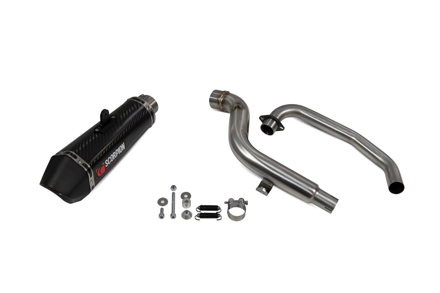 Honda CB125 F Serket Taper Full System - Carbon Fibre Sleeve - Scorpion Exhaust