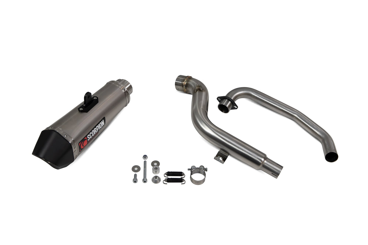 Honda CB125 F Serket Taper Full System - Titanium Sleeve - Scorpion Exhaust
