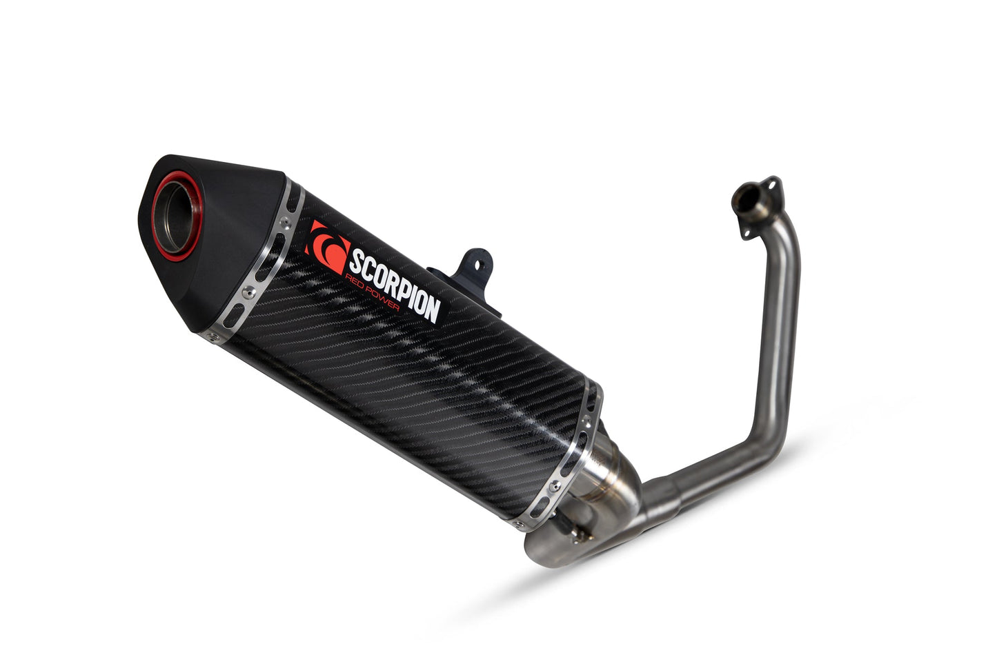 Honda CB125 R Serket Parallel Full System - Carbon Fibre Sleeve - Scorpion Exhaust