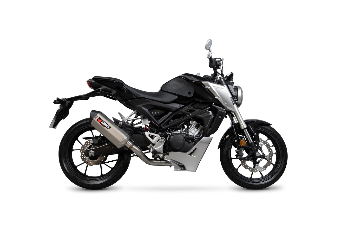 Honda CB125 R Serket Parallel Full System - Titanium Sleeve - Scorpion Exhaust
