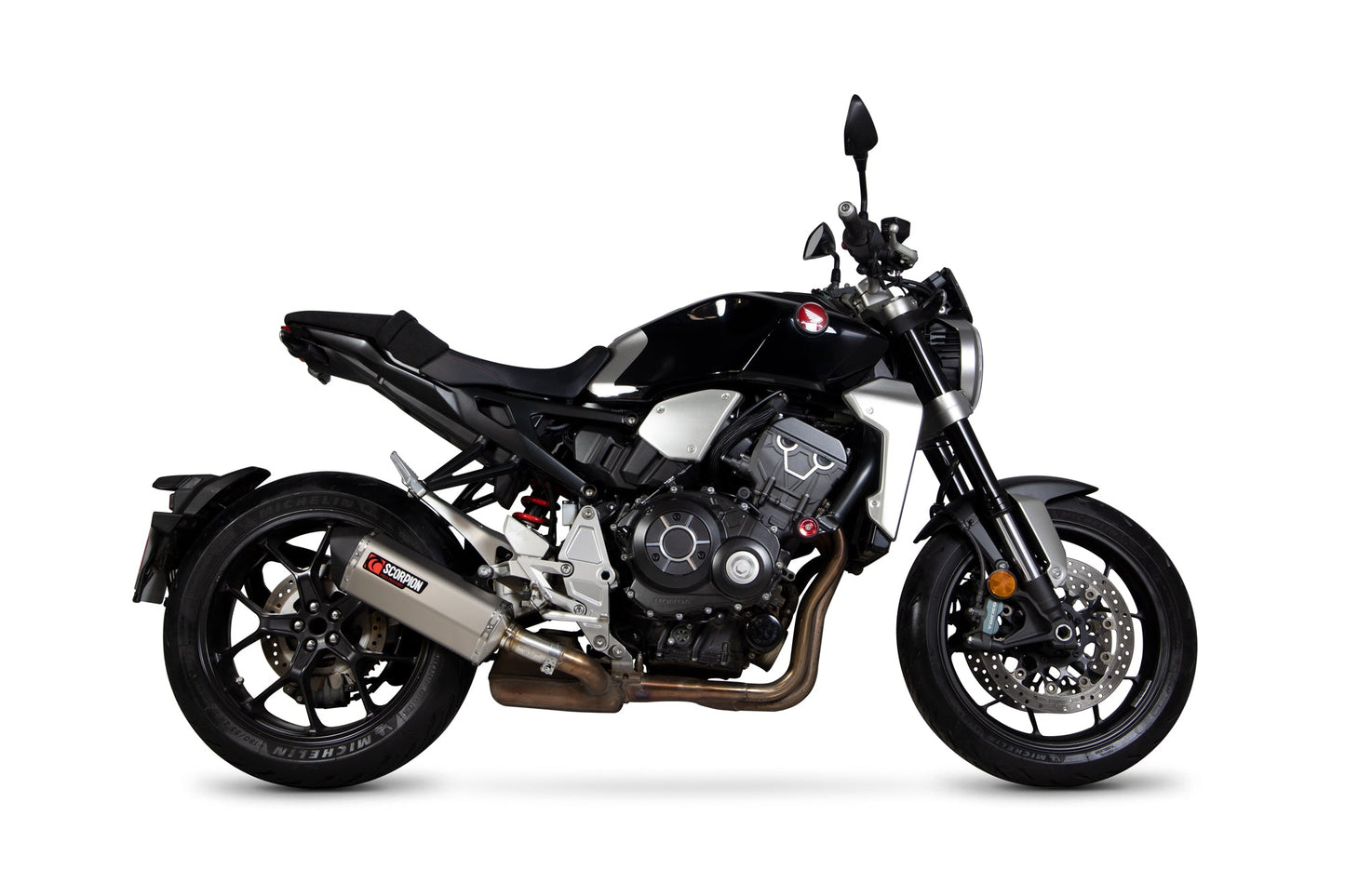 Honda CB1000 R Serket Parallel Slip-on - Titanium Sleeve - Scorpion Exhaust