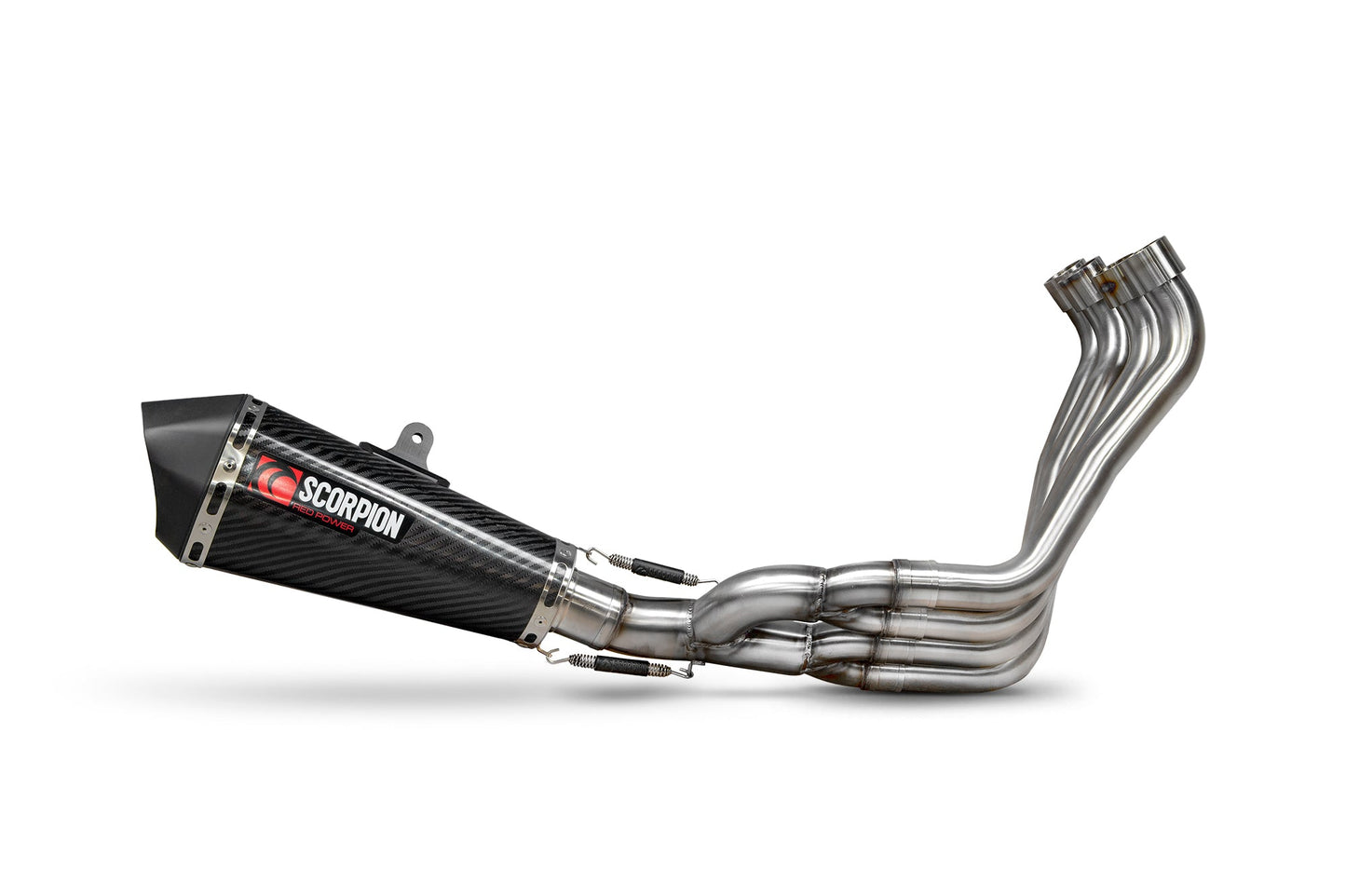 Honda CB650 R Neo Sports Cafe Serket Taper Full System - Carbon Fibre Sleeve - Scorpion Exhaust