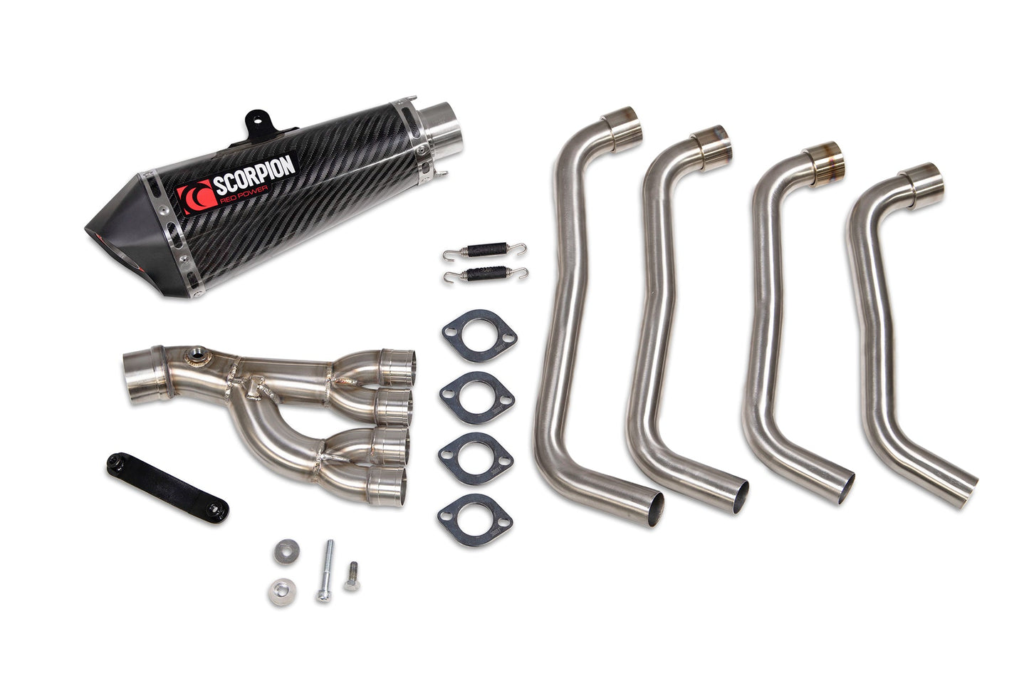 Honda CB650 R Neo Sports Cafe Serket Taper Full System - Carbon Fibre Sleeve - Scorpion Exhaust