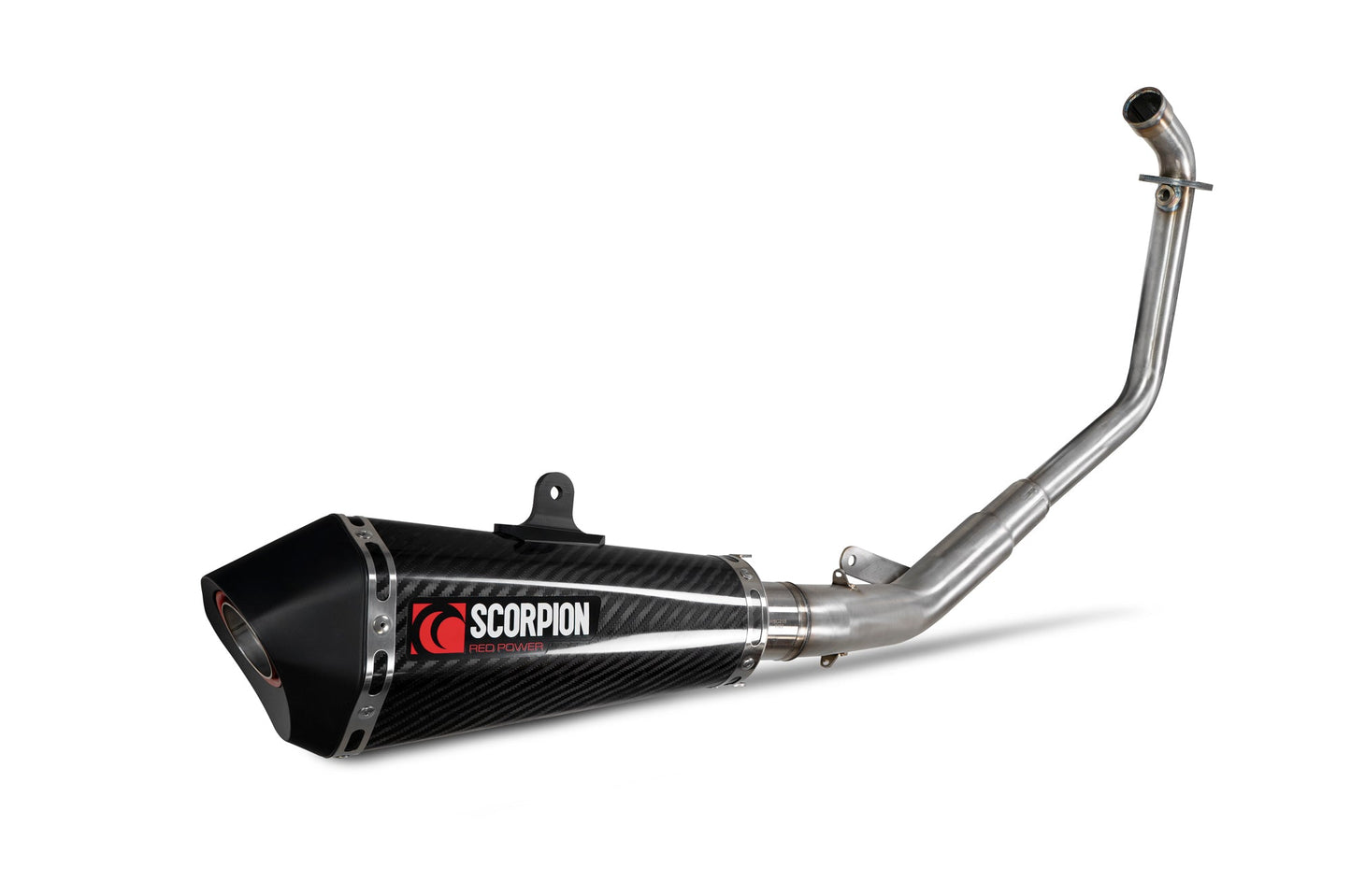 Honda CB 125 R - Single lambda sensor models only Serket Taper Full System - Carbon Fibre Sleeve - Scorpion Exhaust