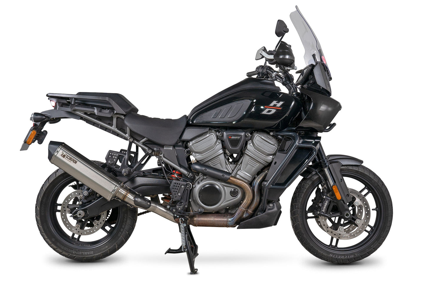 Harley Davidson Pan America 1250 Serket Parallel Slip-on - Stainless Steel Sleeve - Scorpion Exhaust
