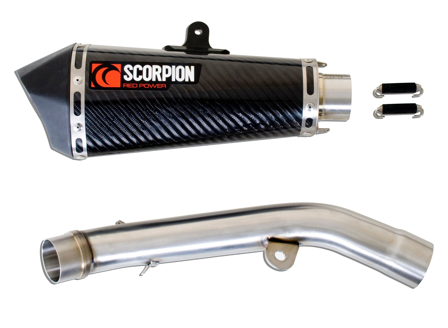Kawasaki Z800 Serket Taper Slip-on - Carbon Fibre Sleeve - Scorpion Exhaust
