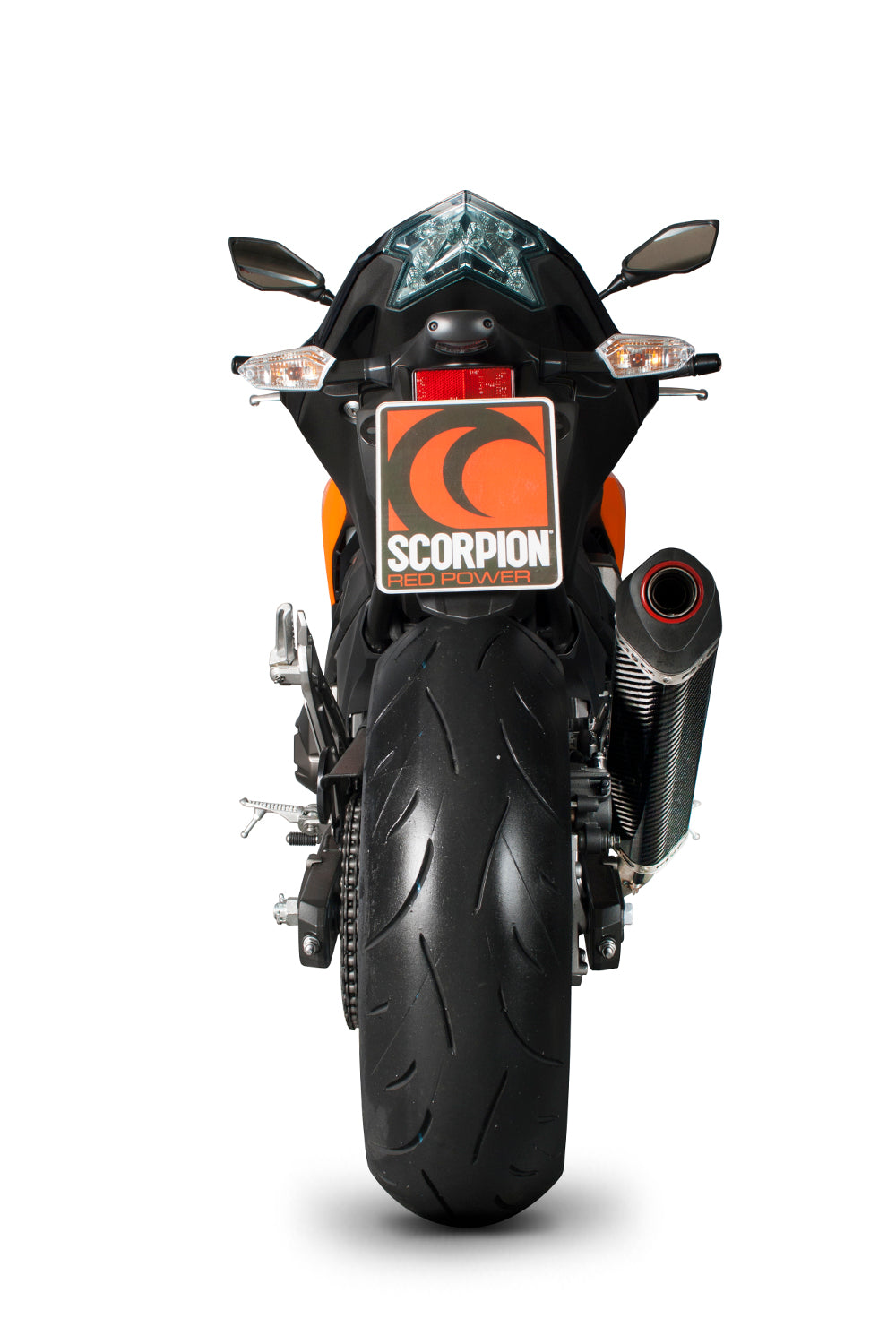 Kawasaki Z800 E Serket Parallel Slip-on - Carbon Fibre Sleeve - Scorpion Exhaust