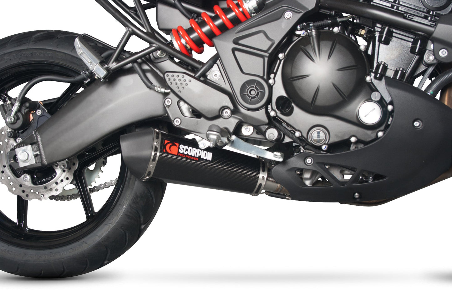 Kawasaki Versys 650 Serket Taper Slip-on - Carbon Fibre Sleeve - Scorpion Exhaust