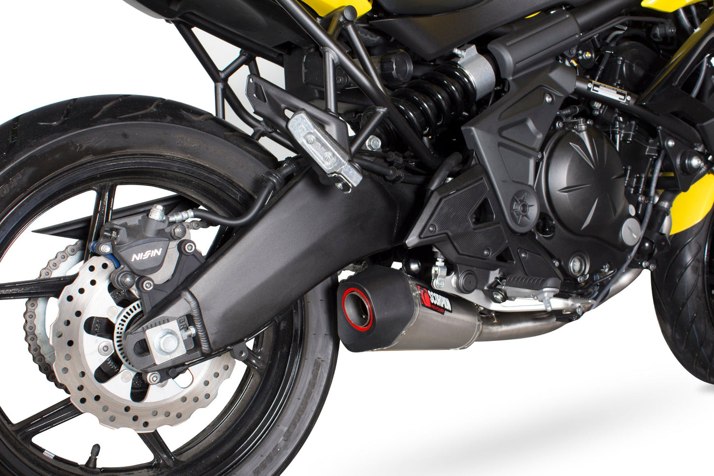 Kawasaki Versys 650 Serket Taper Full System - Brushed Stainless Steel Sleeve - Scorpion Exhaust