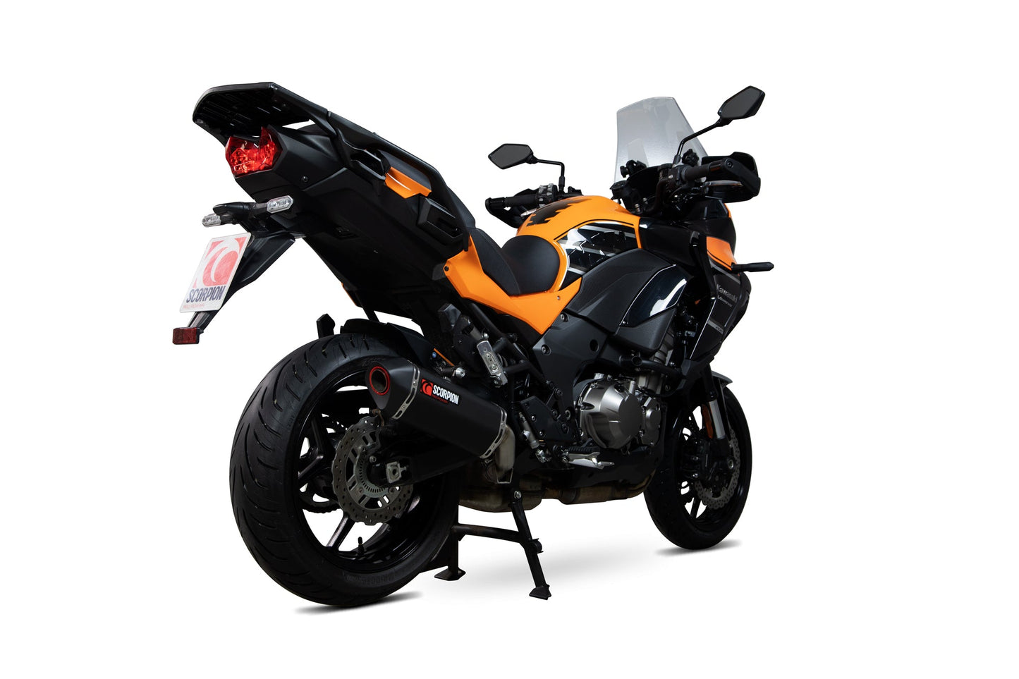 Kawasaki Versys 1000 / SE / Tourer / GT Serket Parallel Slip-on - Black Ceramic Sleeve - Scorpion Exhaust