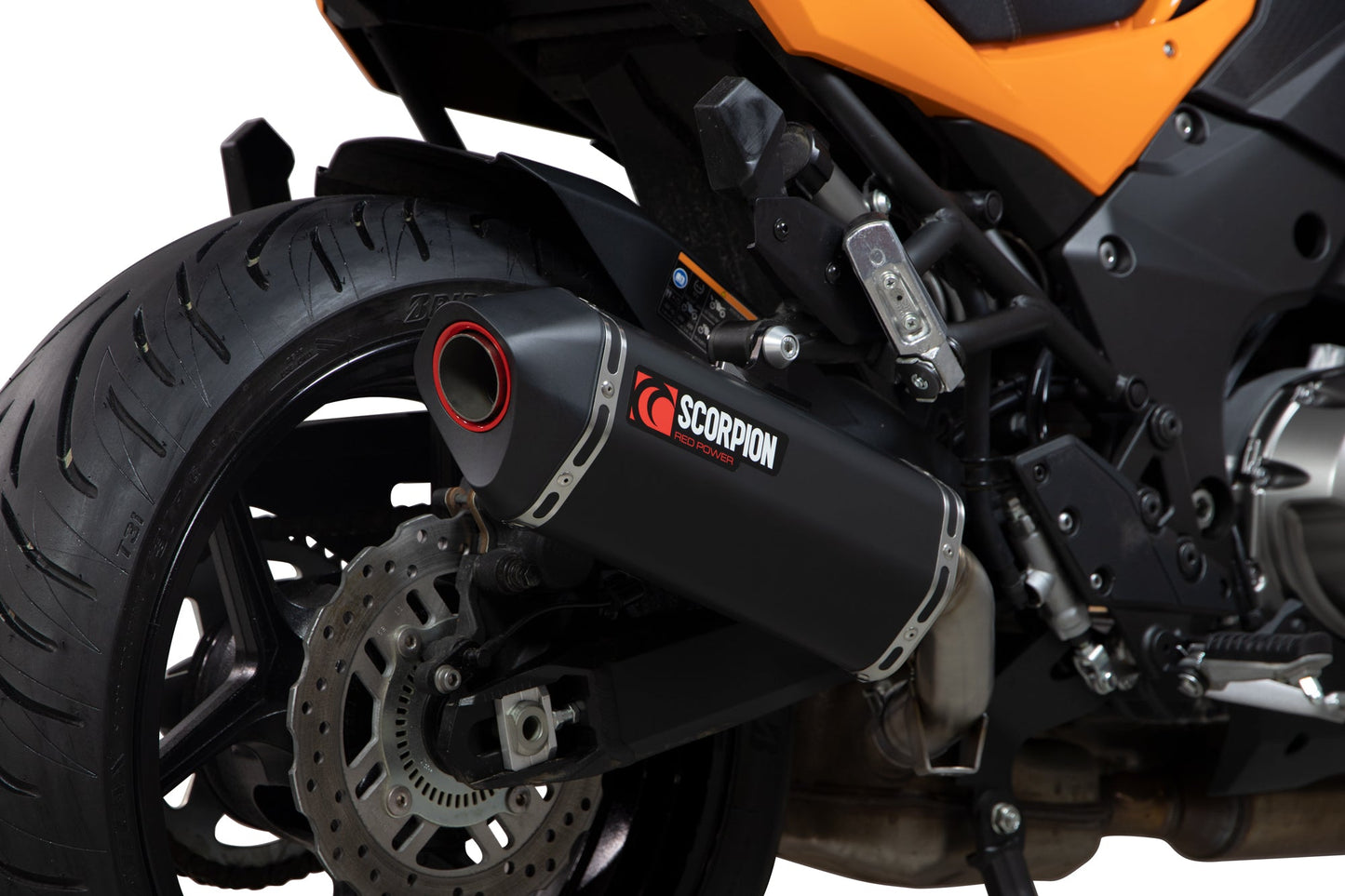 Kawasaki Versys 1000 / SE / Tourer / GT Serket Parallel Slip-on - Black Ceramic Sleeve - Scorpion Exhaust