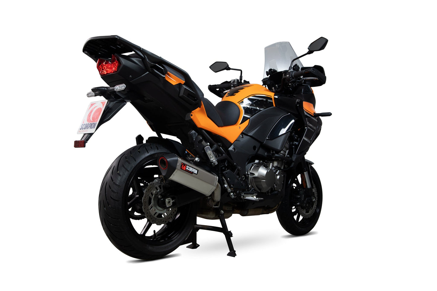 Kawasaki Versys 1000 / SE / Tourer / GT Serket Parallel Slip-on - Titanium Sleeve - Scorpion Exhaust