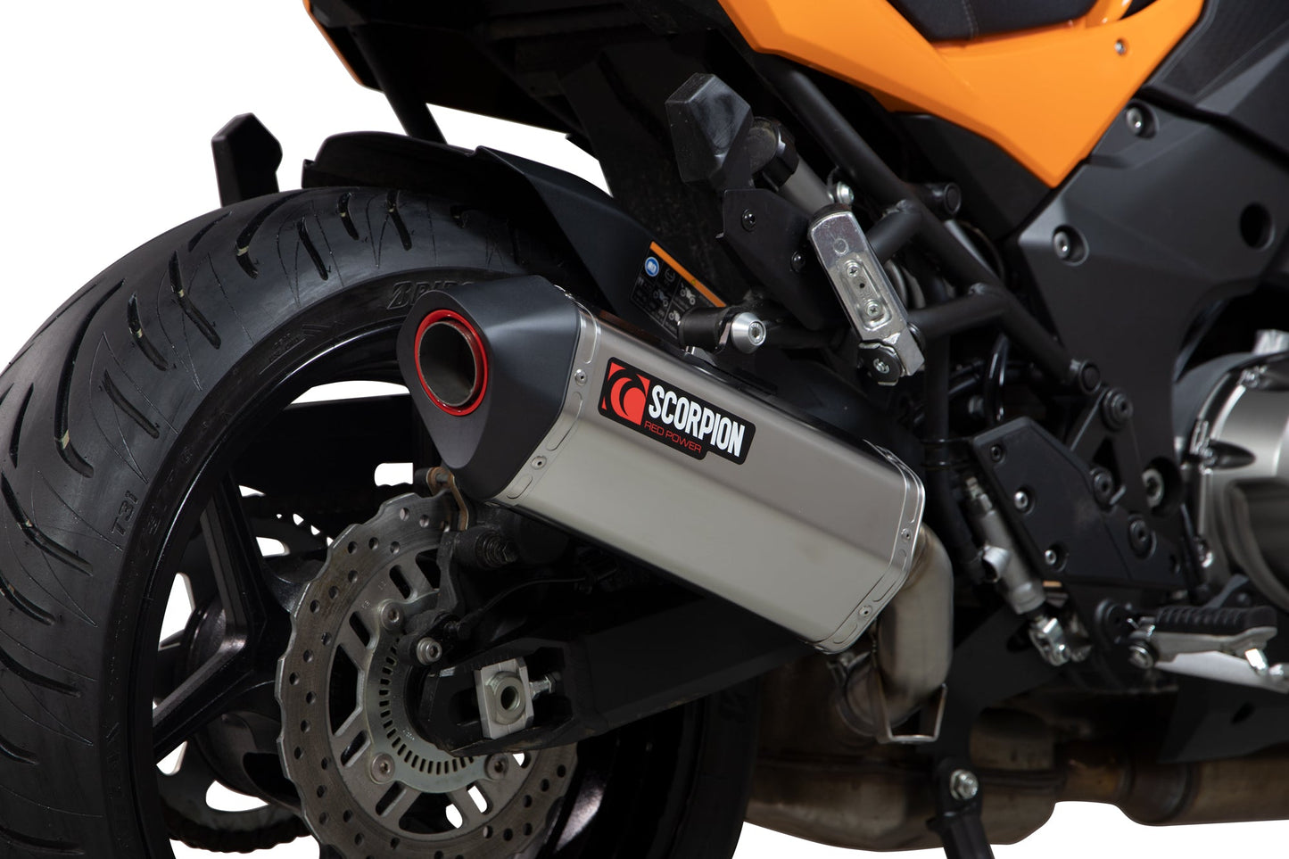 Kawasaki Versys 1000 / SE / Tourer / GT Serket Parallel Slip-on - Titanium Sleeve - Scorpion Exhaust