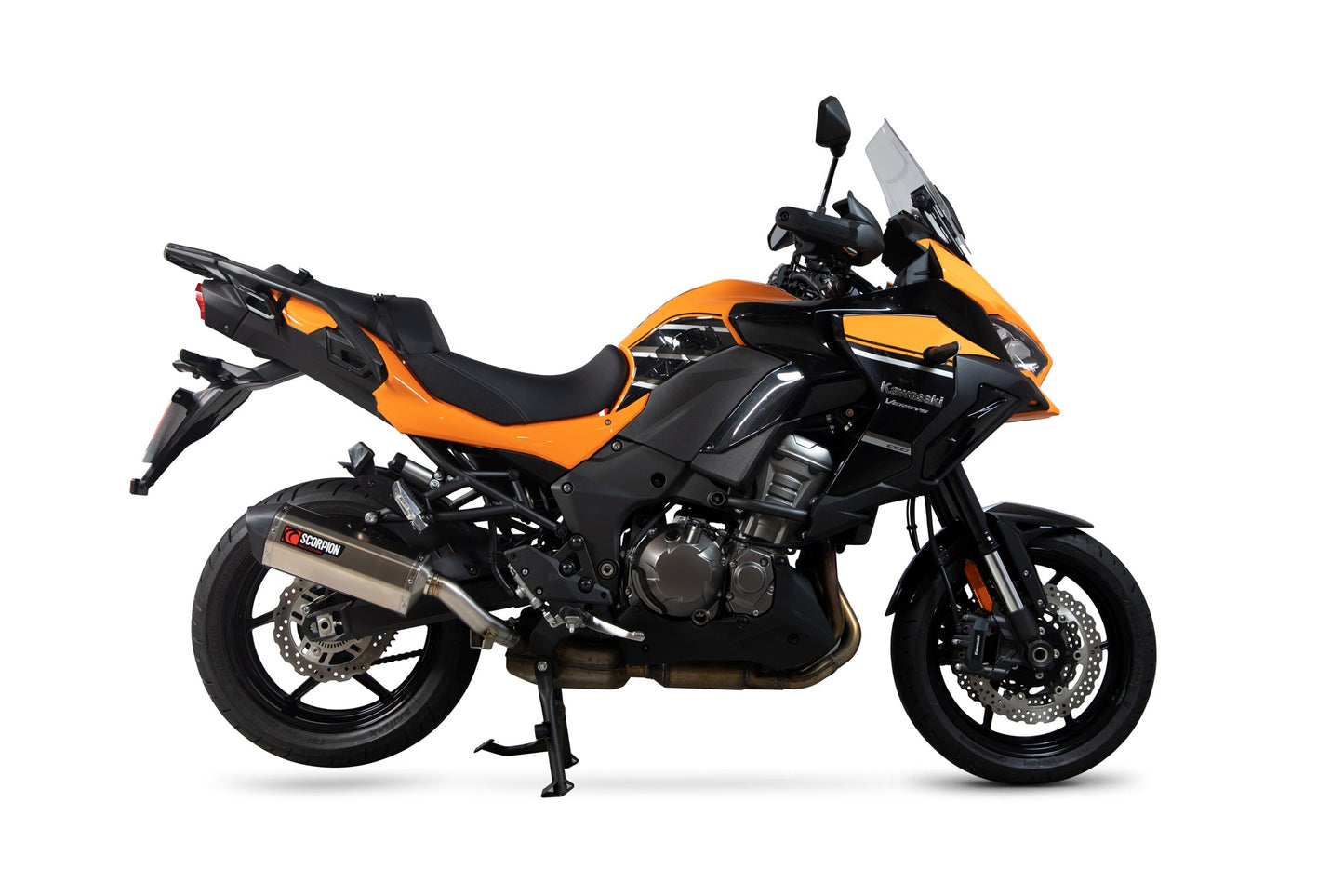 Kawasaki Versys 1000 / SE / Tourer / GT Serket Parallel Slip-on - Titanium Sleeve - Scorpion Exhaust