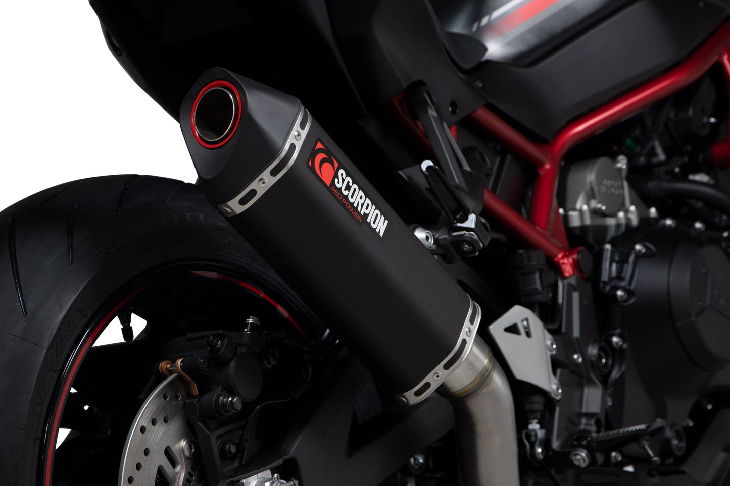 Kawasaki Z H2 Serket Parallel Slip-on - Black Ceramic Coated Sleeve - Scorpion Exhaust