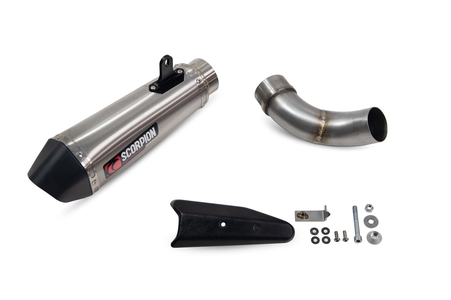 Kawasaki Z900 Serket Taper Slip-on - Brushed Stainless Steel Sleeve. Does not fit US model. - Scorpion Exhaust