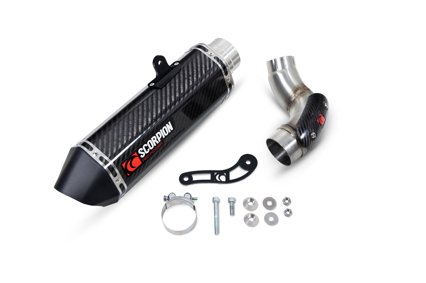 Kawasaki Ninja 1000 SX Serket Parallel Slip-on - Carbon Fibre Sleeve. Fits with panniers - Scorpion Exhaust