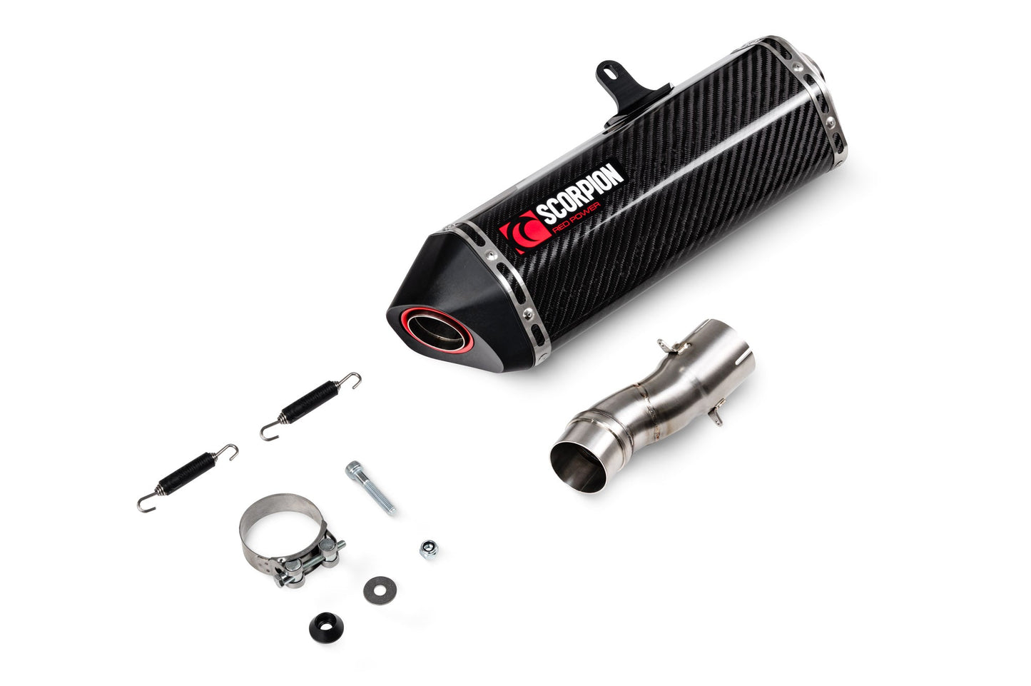 Kawasaki Ninja H2 SX Serket Parallel Slip-on - Carbon Fibre Sleeve - Scorpion Exhaust