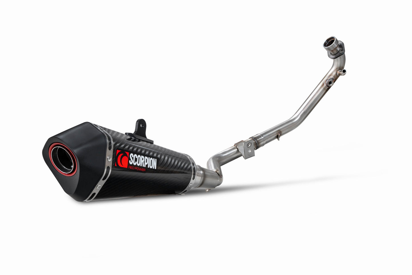 Keeway RKF 125 Euro 5 model Serket Taper Full System - Carbon Fibre Sleeve - Scorpion Exhaust