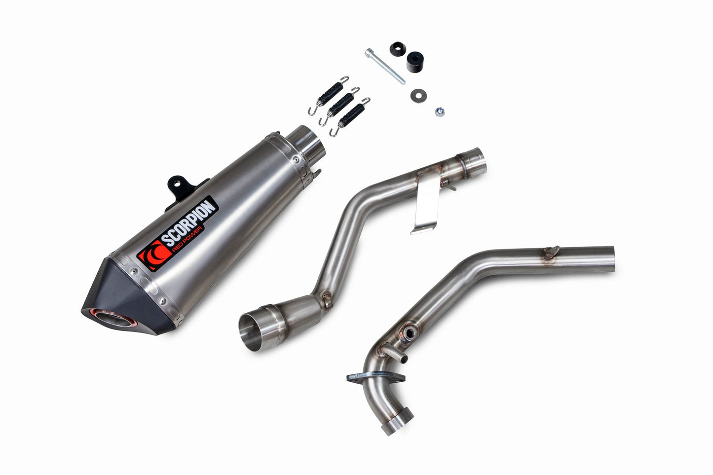Keeway RKF 125 Euro 5 model Serket Taper Full System - Titanium Sleeve - Scorpion Exhaust