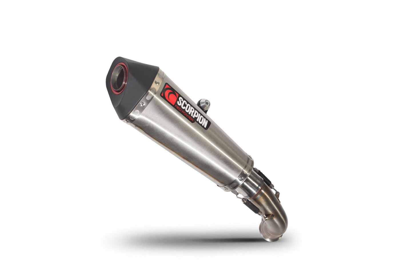 KTMRC390 Serket Taper Slip-on - Brushed Stainless Steel Sleeve - Scorpion Exhaust
