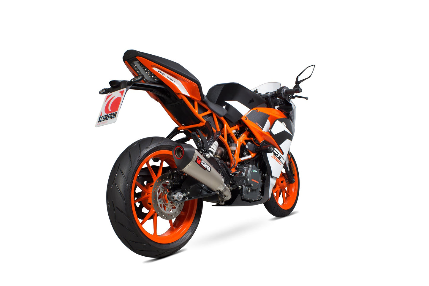 KTMRC390 Serket Taper Slip-on - Titanium Sleeve - Scorpion Exhaust
