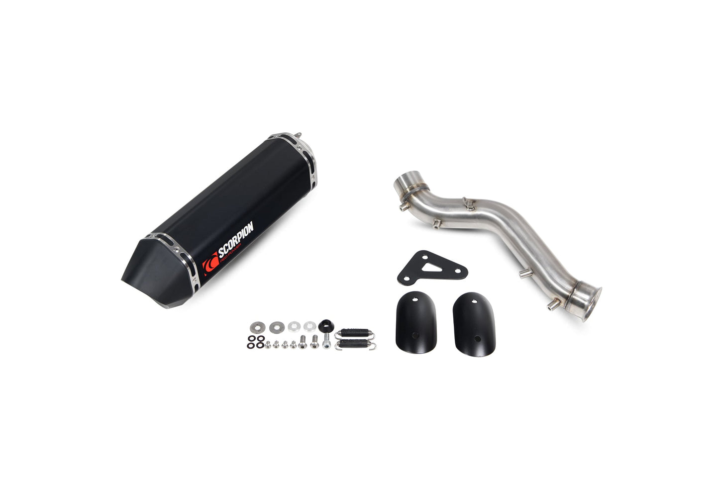 KTM Adventure 790 / Adventure 790 R Serket Parallel Slip-on - Black Ceramic Coated Sleeve - Scorpion Exhaust