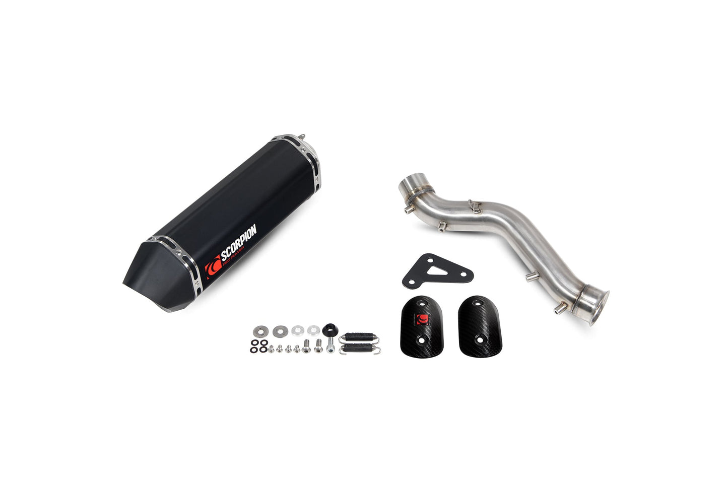 KTM Adventure 890 / Adventure 890 R Serket Parallel Slip-on - Black Ceramic Coated Sleeve - Scorpion Exhaust