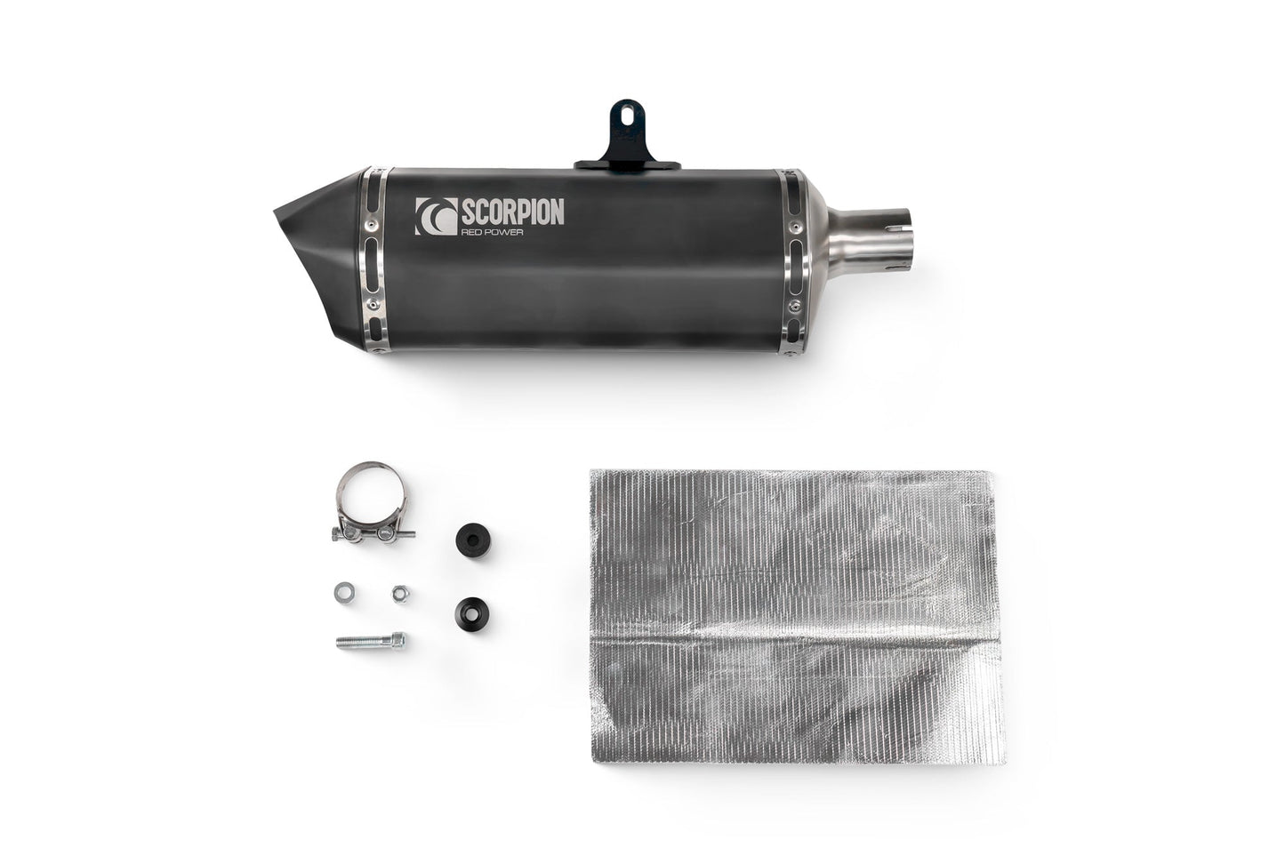Royal Enfield Himalayan 410 Serket Slip-on - Ceramic Black Coated Sleeve - Scorpion Exhaust