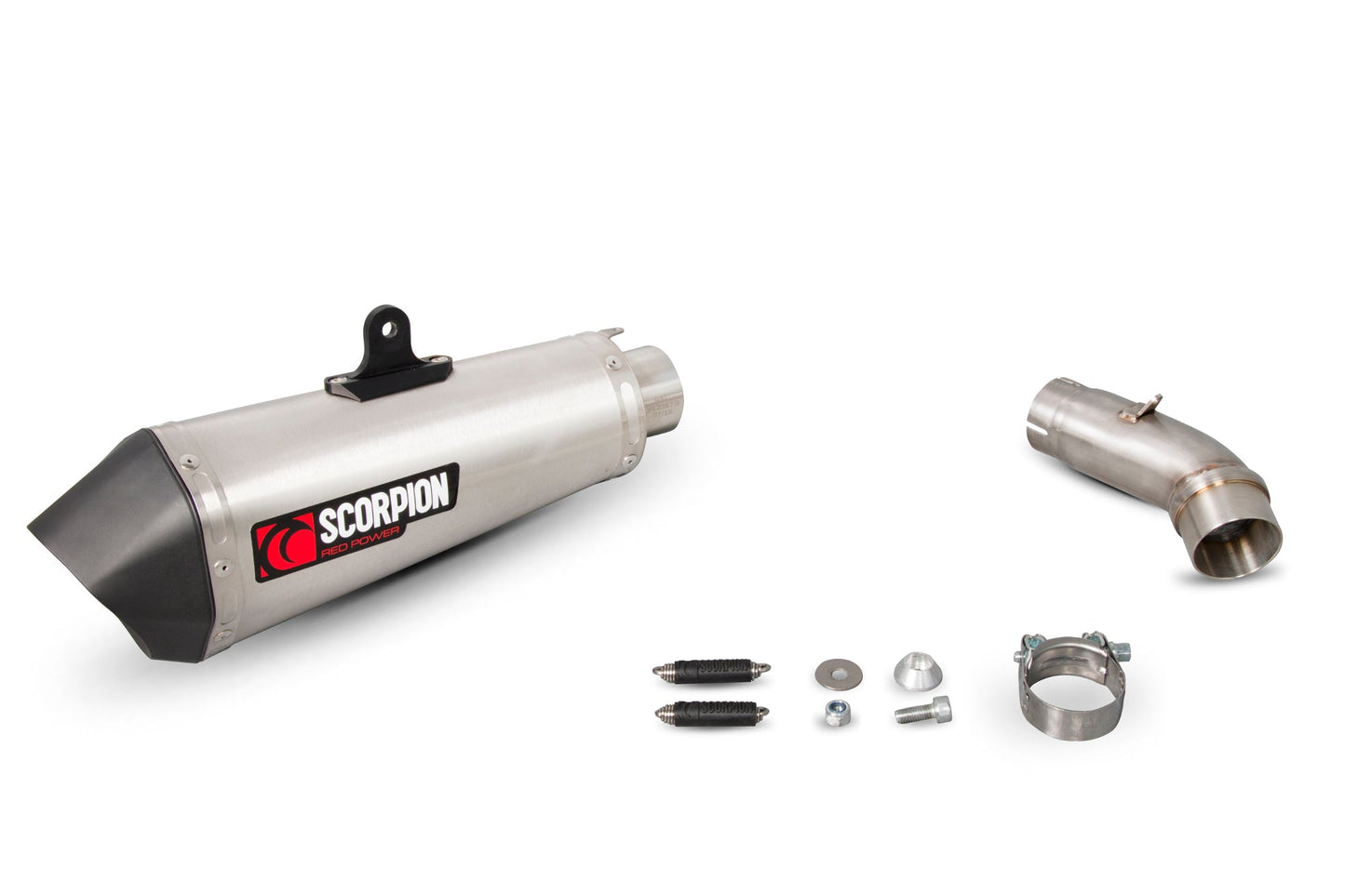 Suzuki GSX-S 1000 / GSX-S 1000 F Serket Taper Slip-on - Brushed Stainless Steel Sleeve - Scorpion Exhaust